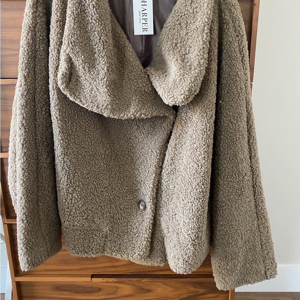 Harper Sherpa Like Wrap Jacket